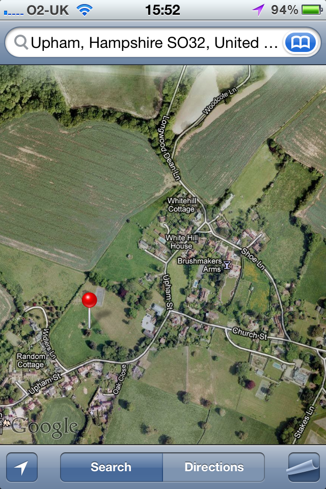 Google Maps - not so great in the countryside