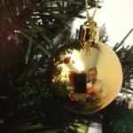 Photographer reflected in Christmas Tree bauble